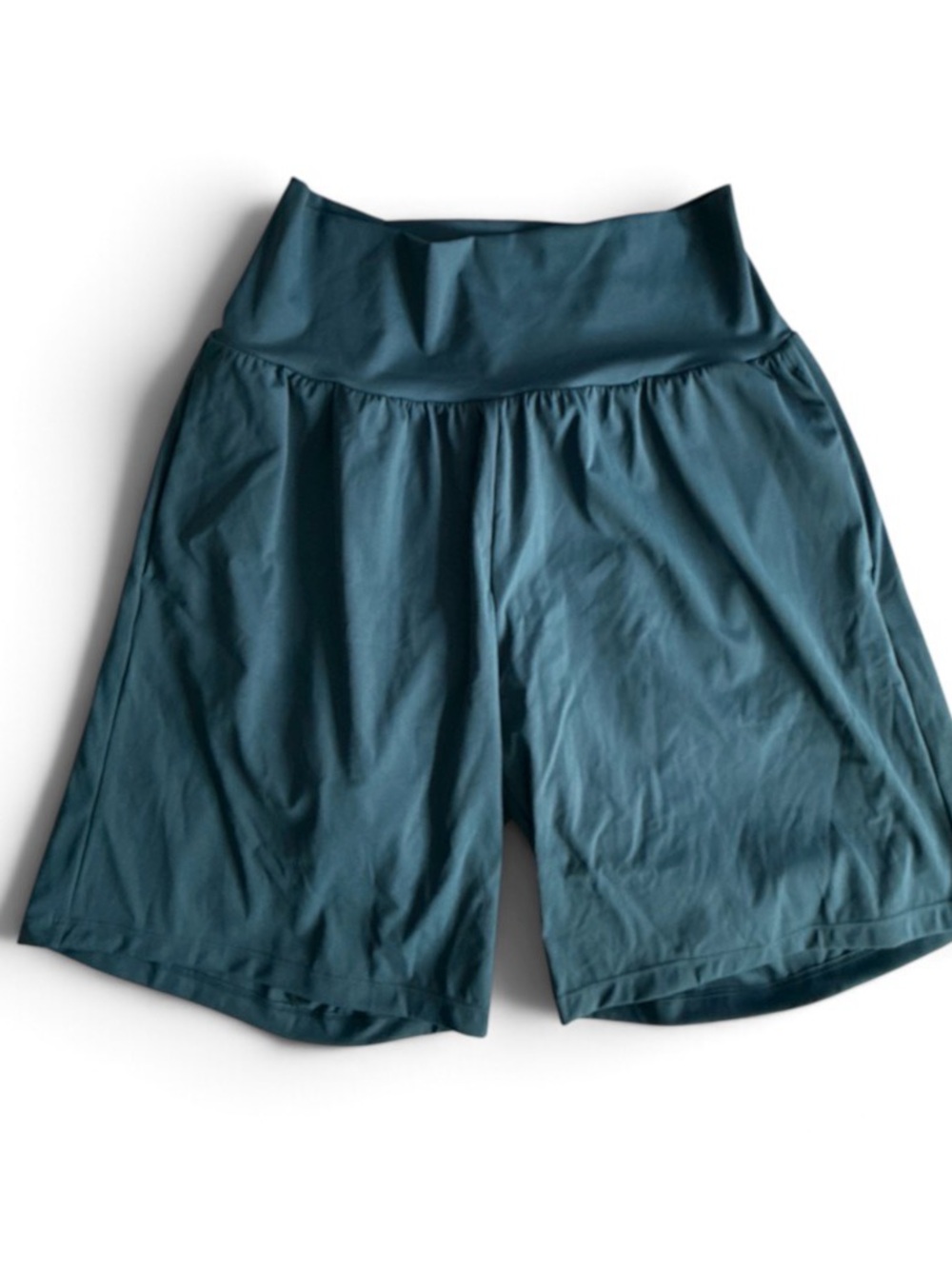 Halara SoftlyZero Airy Instant Cool Yoga Shorts Large High Rise Lined Pocket